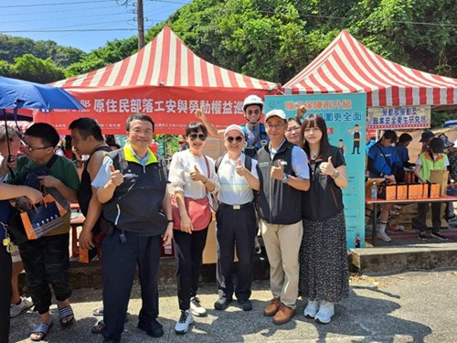 立法院陳瑩立法委員辦公室江昱嫻顧問蒞臨2024基隆原住民職災預防宣導會指導