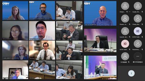 U.S. NIOSH and Taiwan ILOSH, Video Conference Meeting for International Research Cooperation on October 4, 2023